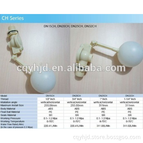 Automatic Water Stop Float Valve